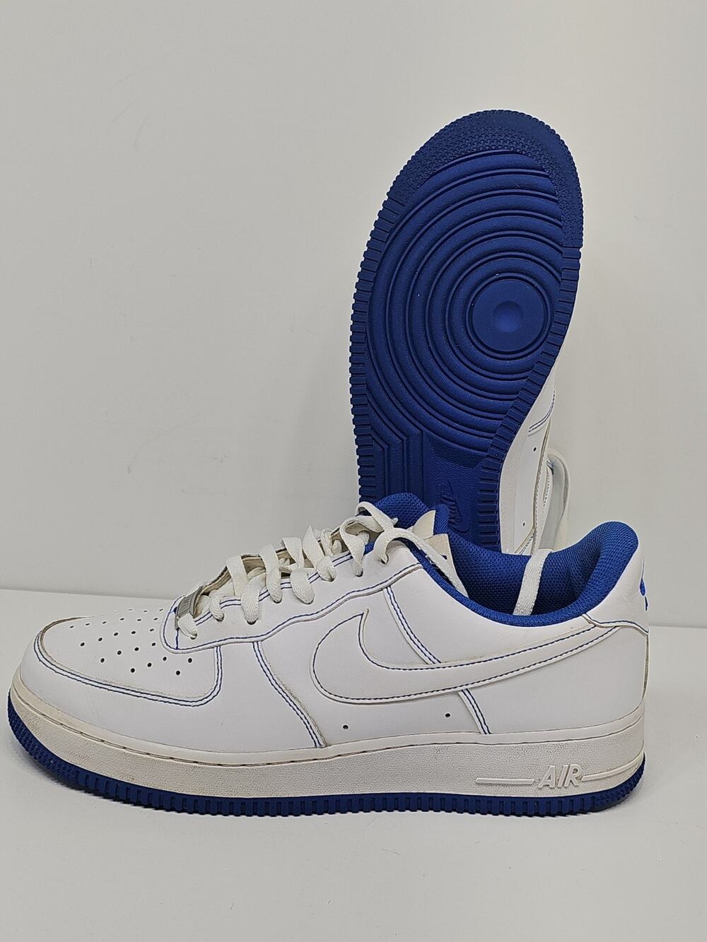 Nike Air Force 1 '07 Contrast Stitch - White Game Royal Size 11